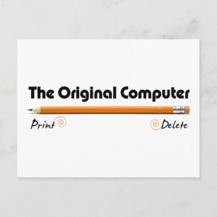 Cartão Postal O computador original