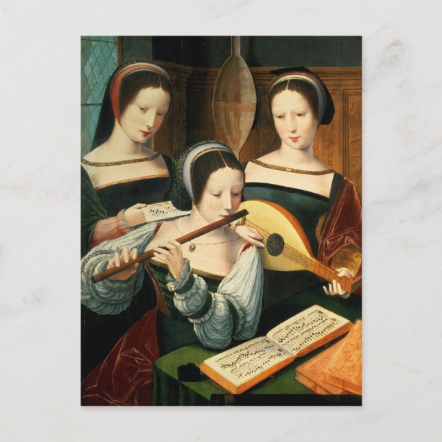 Cartão Postal O concerto (Frente)