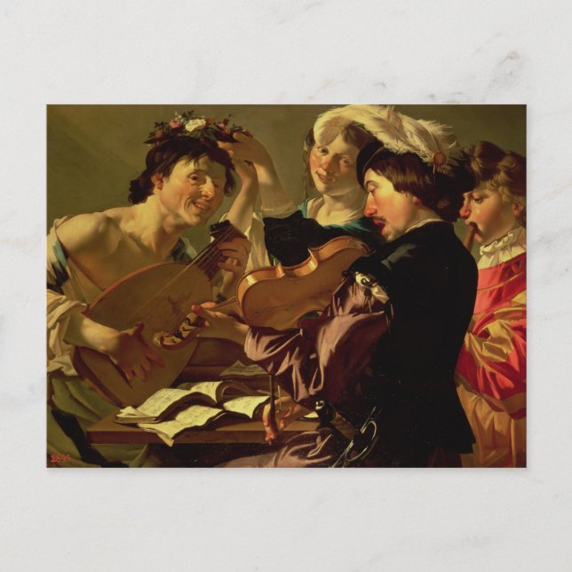 Cartão Postal O concerto (Frente)