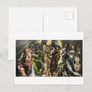 Cartão Postal O Concerto dos Anjos El Greco