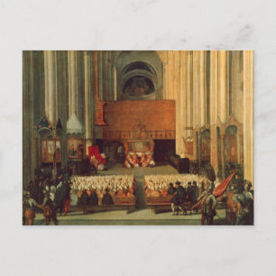 Cartão Postal O Conselho de Trent, 4 de dezembro de 1563