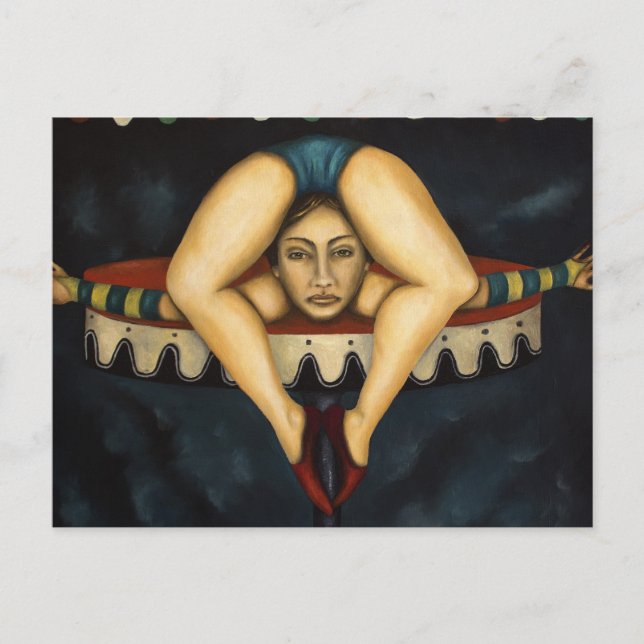 Cartão Postal O Contorcionista (Frente)