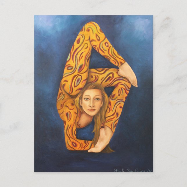 Cartão Postal O Contorcionista 2 (Frente)