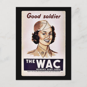 Cartão Postal O Corpo do Exército Feminino Wac