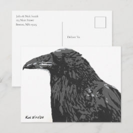 Cartão Postal O Corvo