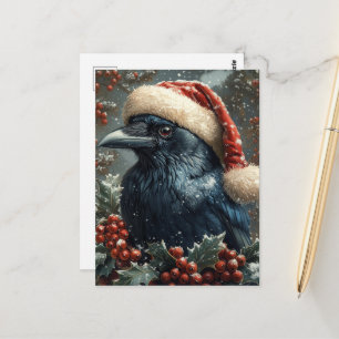 Cartão Postal O Corvo de Natal