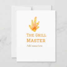 O cozinhar de texto do nome de adição do churrasco