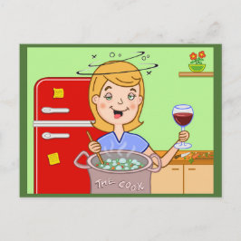 Cartão Postal O cozinheiro