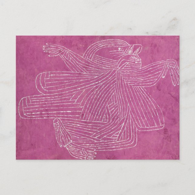 Cartão Postal O Criador, 1934, por Paul Klee (Frente)