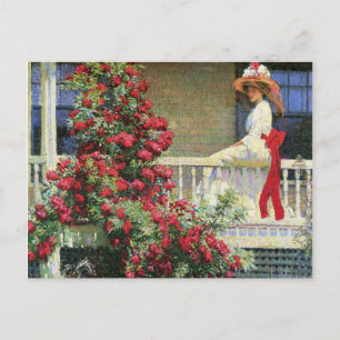 Cartão Postal O Crimson Rambler Philip Hale Fine Art