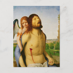 Cartão Postal O Cristo Morto suportado por um Angel, c.1475/78