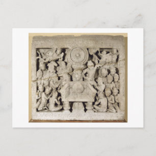 Cartão Postal O culto dos símbolos budistas, Amaravati (li