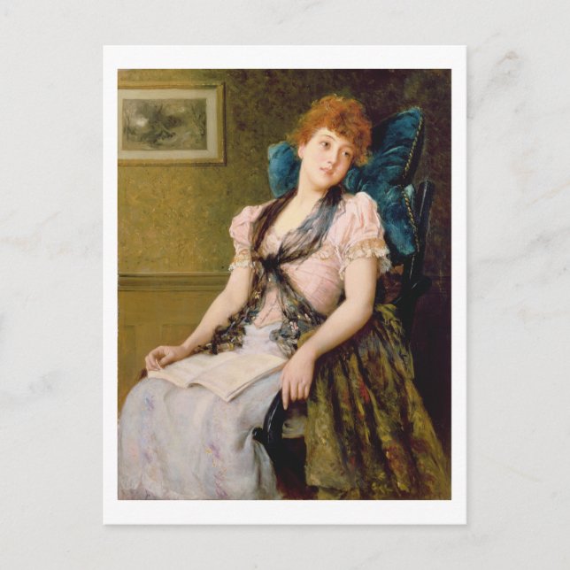 Cartão Postal O Descanso Da Tarde (Frente)