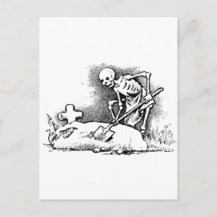 Cartão Postal O "Dia dos Mortos" do México por volta de 1949
