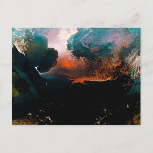 Cartão Postal O dia Excelente de sua ira por John Martin (1851)