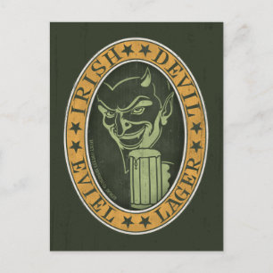 Cartão Postal O Diabo Irlandês Eviel Lager