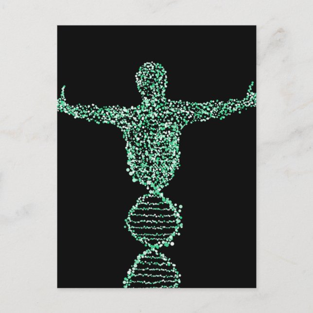 Cartão Postal O DNA da Biologia (Frente)