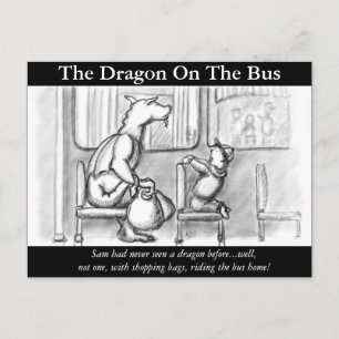 Cartão Postal O Dragão No Ônibus.