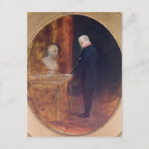 Cartão Postal O Duque de Wellington Estudando