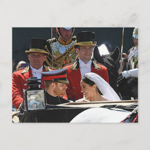 Cartão Postal O Duque e Duquesa da carruagem Sussex fecham