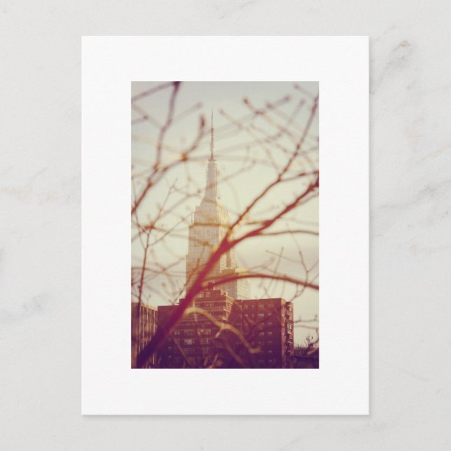Cartão Postal O Edifício do Estado do Império, NYC (Frente)