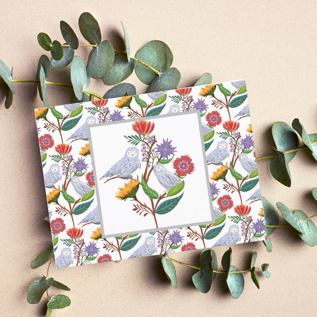 Cartão Postal O Elegante William Morris Style Coroa Com Girassói (Criador carregado)