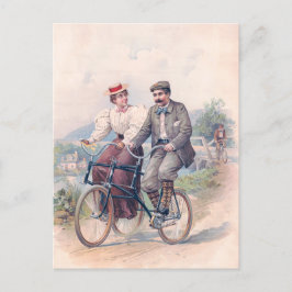 Cartão Postal O Elopemento da Bicicleta, 1896