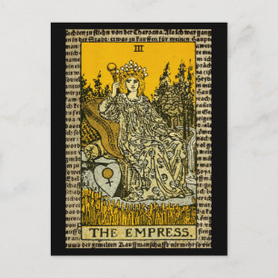 Cartão Postal O Empress Tarot