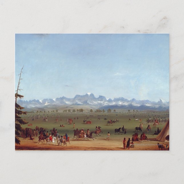 Cartão Postal O encontro perto do rio Verde (Frente)