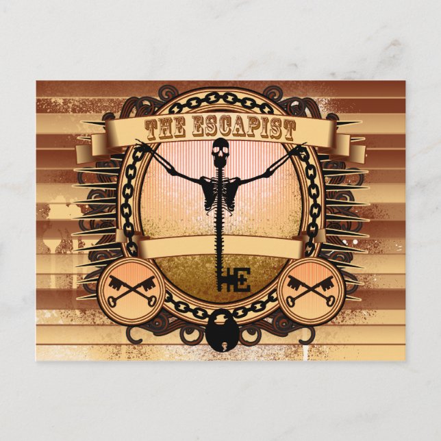 Cartão Postal O Escapista (Cheio) (Frente)