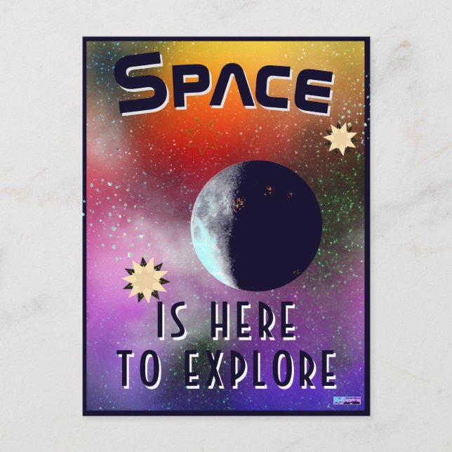 Cartão Postal O espaço do Junction Card n.o 53 está aqui para ex (Frente)