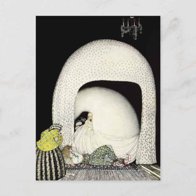 Cartão Postal O espeto do Lad foi removido enquanto dormia (Frente)