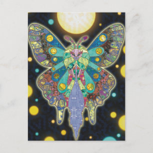 Cartão Postal O Espírito da Mariposa Lunar