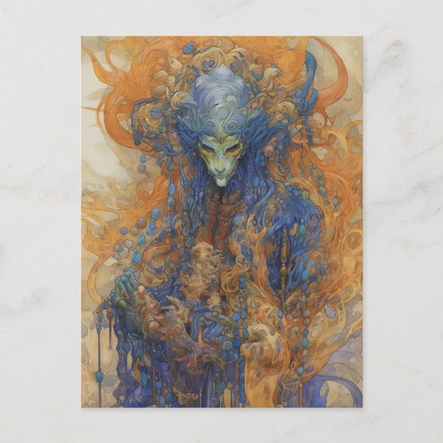 Cartão Postal O Espírito da Terra de Além (Frente)