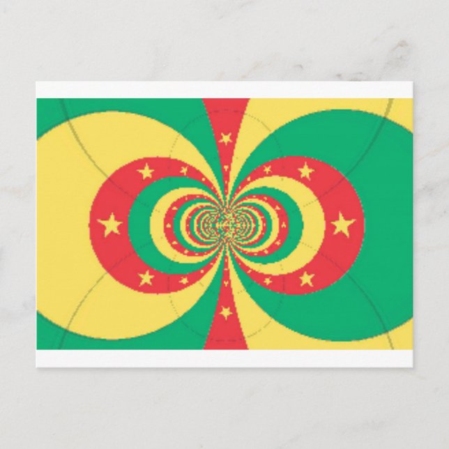 Cartão Postal O Espírito dos Camarões: Leões Indomáveis (Frente)