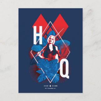 Cartão Postal O Esquadrão Suicida | Harley Quinn Fern e Diamante