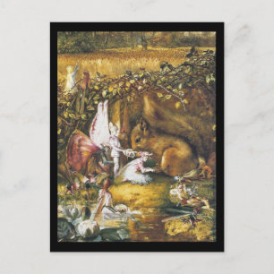 Cartão Postal O Esquilo Ferido