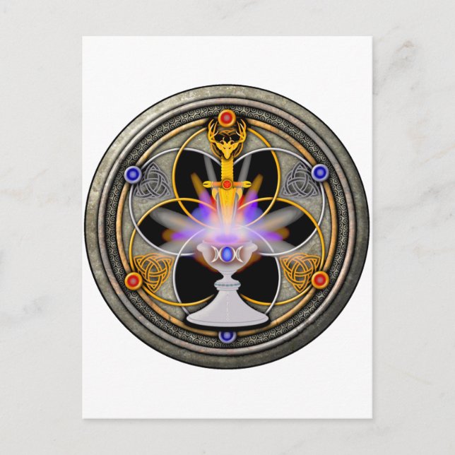 Cartão Postal O Excelente Pagan Rite (Frente)