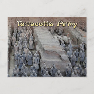 Cartão Postal O Exército de Terracota do primeiro Imperador da C