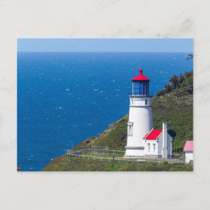 Cartão Postal O Farol de Heceta Head Perto de Florence