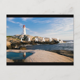 Cartão Postal O farol - saudações do Canadá