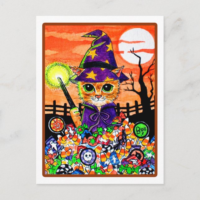 Cartão Postal O feitiço das doces (Frente)