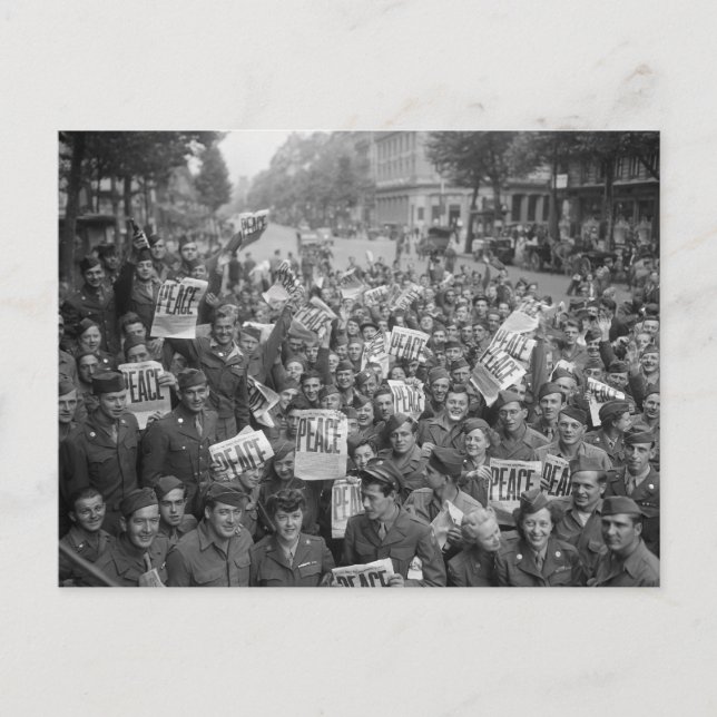 Cartão Postal O fim do WW2 (Frente)