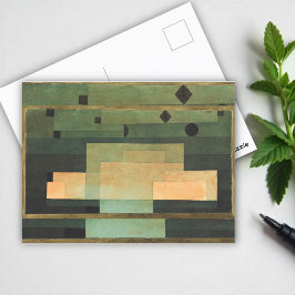 Cartão Postal O firmamento acima do templo, Paul Klee Art