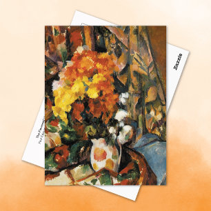 Cartão Postal O Flor Vase Paul Cezanne