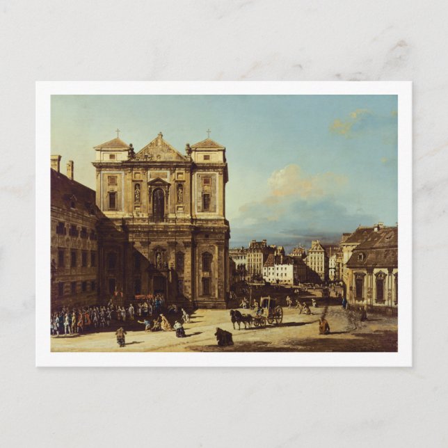 Cartão Postal O Freyung em Viena, vista do Noroeste, c. (Frente)