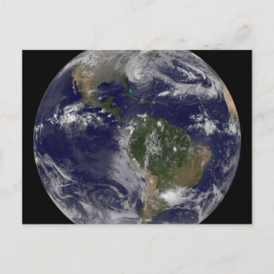 Cartão Postal O Furacão Sandy Na Costa Leste Dos Eua.