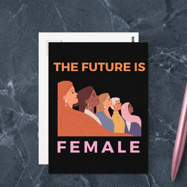 Cartão Postal O Futuro É Feminino