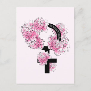 Cartão Postal O futuro é feminino