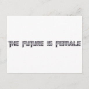Cartão Postal o futuro é feminino